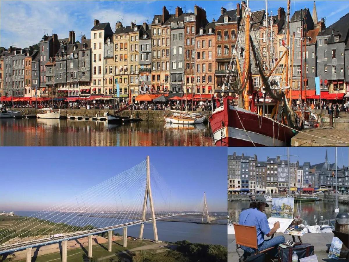 Le Havre De Paix 8 , Les Hauts De Honfleur, Piscine, Wifi Et Parking Gratuits Equemauville Exterior photo